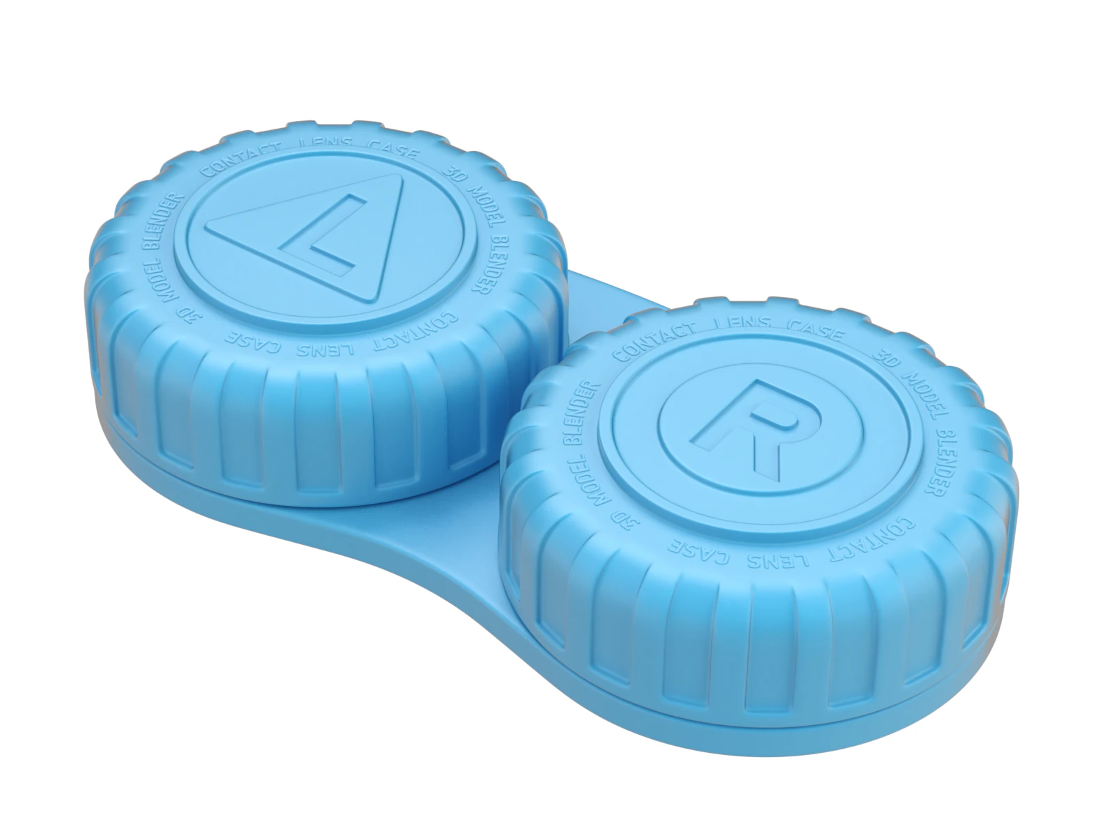 Estojo para lentes de contato Modelo 3D .c4d .max .obj .3ds .fbx .stl .blend 