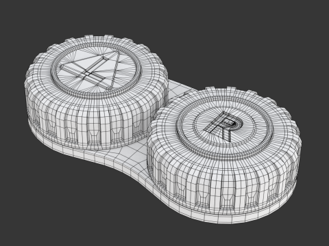 Contact Lens Case Modelo 3D