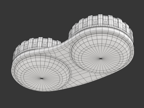Contact Lens Case Modelo 3D