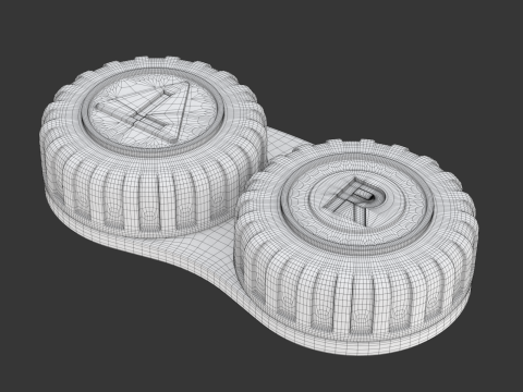 Contact Lens Case Modelo 3D