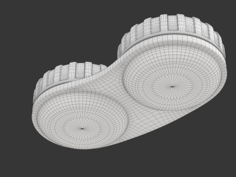 Contact Lens Case Modelo 3D