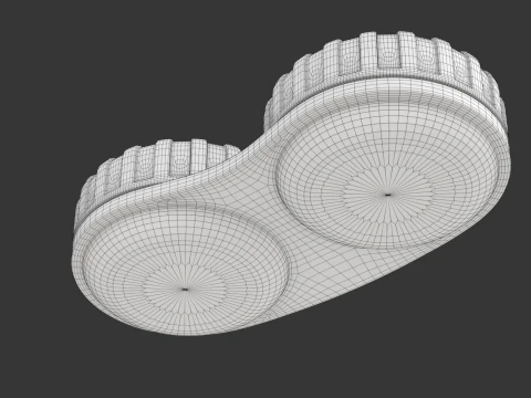 Estojo para lentes de contato Modelo 3D