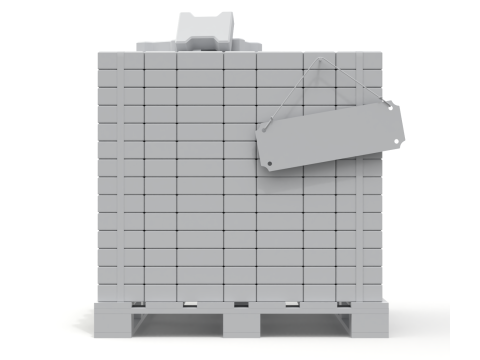 Paving Stones and Wooden Pallet 3D-Modell