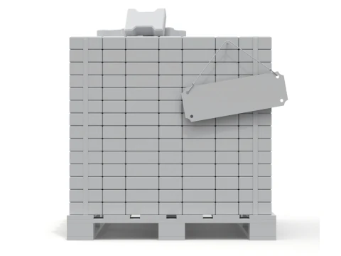 Paving Stones and Wooden Pallet 3D Model
