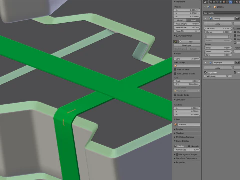 Paving Stones and Wooden Pallet 3D Model