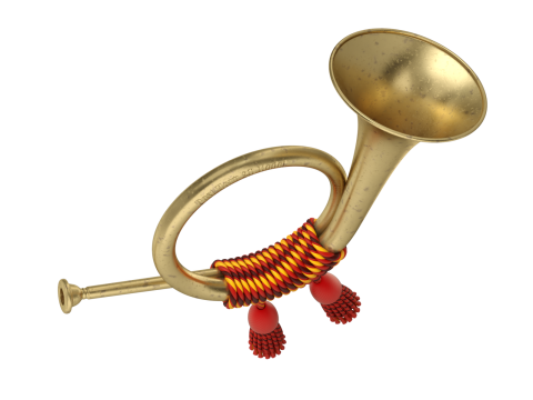 Post Horn Model 3D