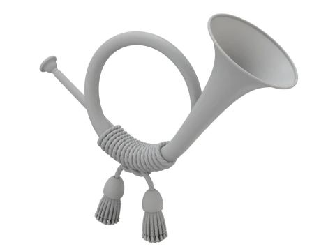 Post Horn 3D Model