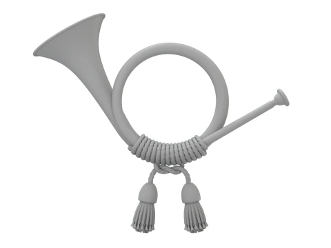 Post Horn 3D Model
