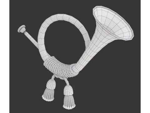 Post Horn 3D Model