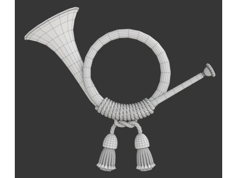 Post Horn 3D Model