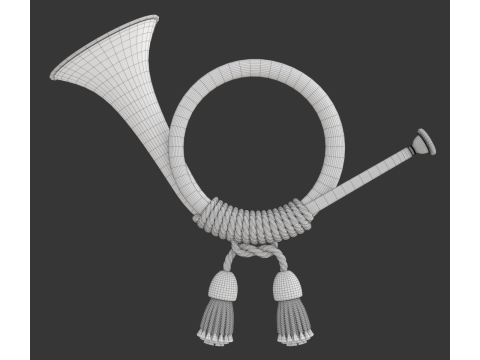 Post Horn Model 3D
