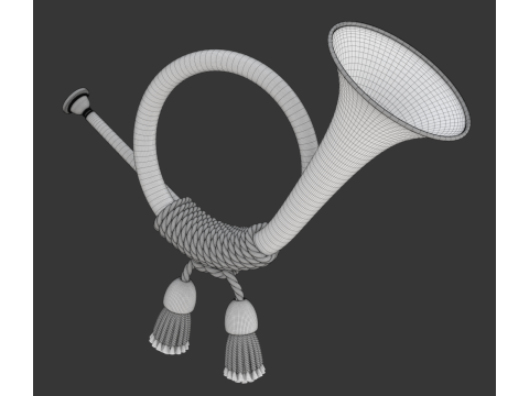 Post Horn Model 3D