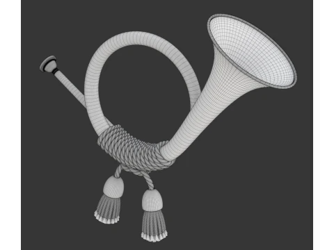 Post Horn 3D Model