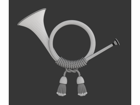 Post Horn Model 3D