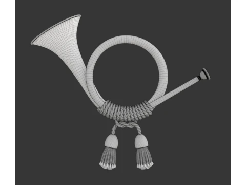 Post Horn 3D Model