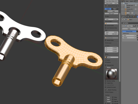 Winding Keys 3D-Modell