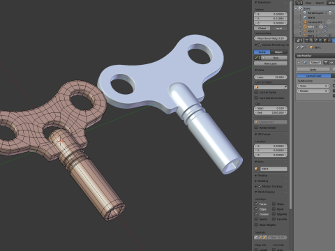 Winding Keys 3D-Modell