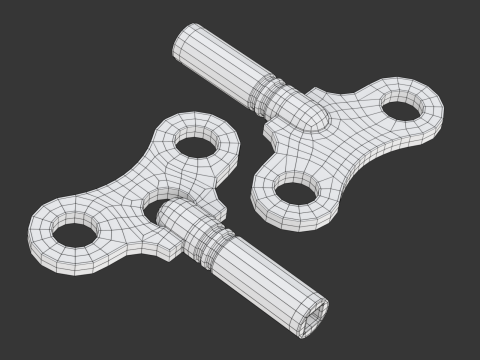 Winding Keys 3D-Modell