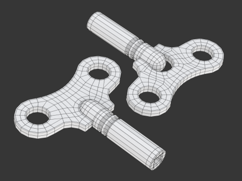 Winding Keys 3D-Modell