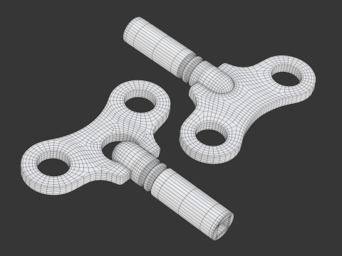 Winding Keys 3D-Modell