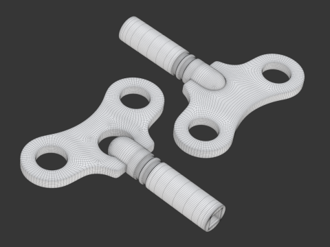 Winding Keys 3D-Modell