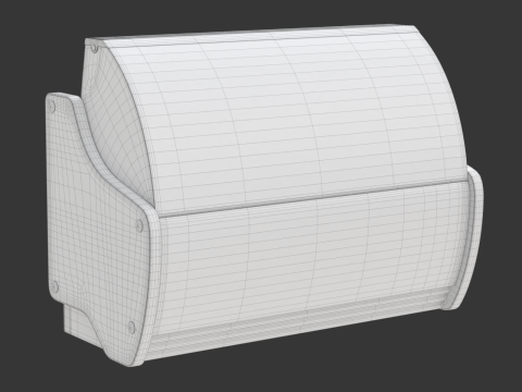 Ice Cream Showcase Fridge 3D Модель