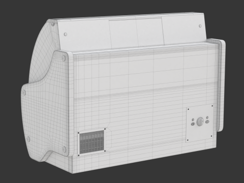 Ice Cream Showcase Fridge 3D Модель