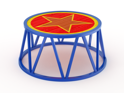 Circus Stand Set 3D Model