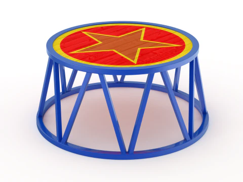 Circus Stand Set 3D Model