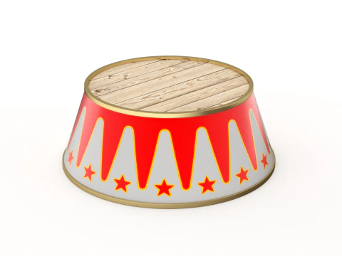 Circus Stand Set 3D Model