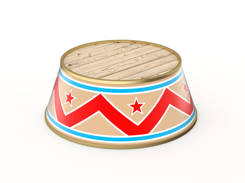 Circus Stand Set 3D Model