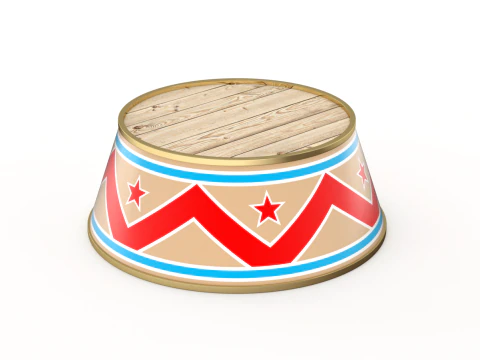 Circus Stand Set 3D Model