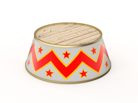 Circus Stand Set 3D Model