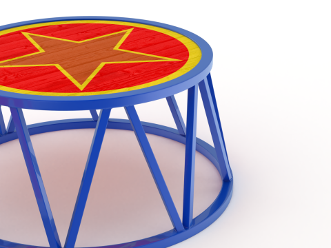 Circus Stand Set 3D Model