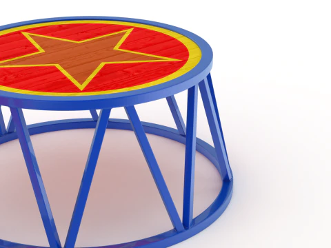 Circus Stand Set 3D Model