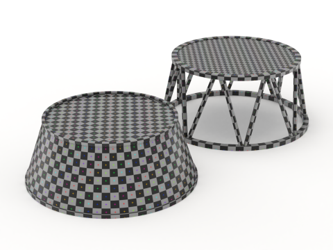 Circus Stand Set 3D Model