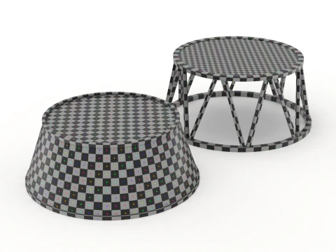 Circus Stand Set 3D Model
