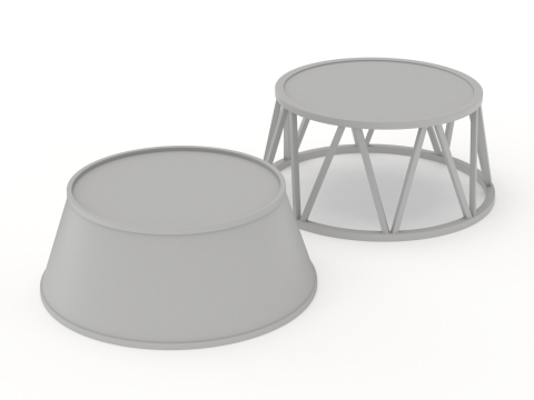 Circus Stand Set 3D Model