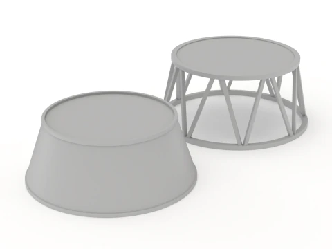 Circus Stand Set 3D Model