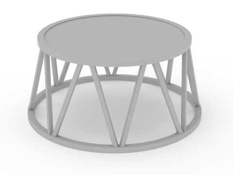 Circus Stand Set 3D Model