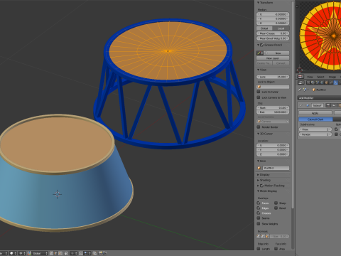 Circus Stand Set 3D Model