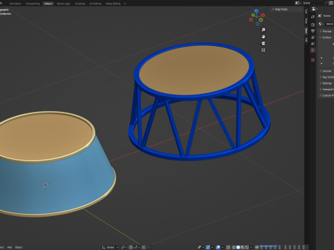 Circus Stand Set 3D Model
