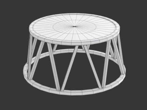 Circus Stand Set 3D Model
