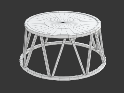 Circus Stand Set 3D Model