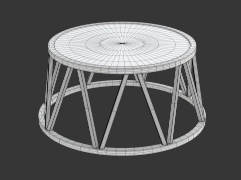 Circus Stand Set 3D Model