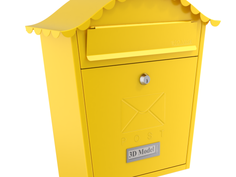 Post Box 3D 모델