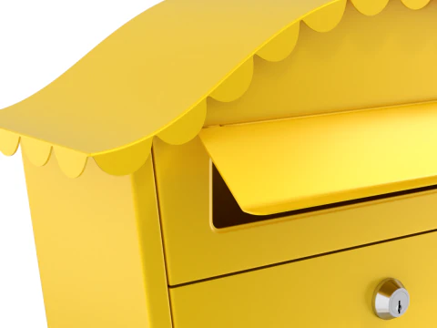 Post Box 3D Model
