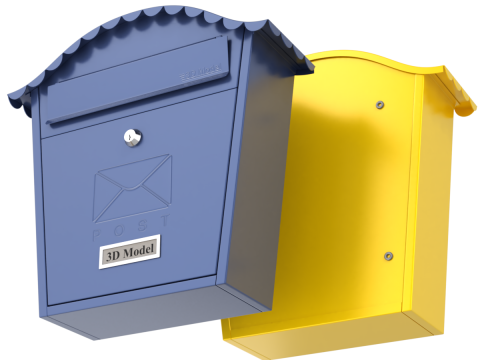 Post Box Modèle 3D