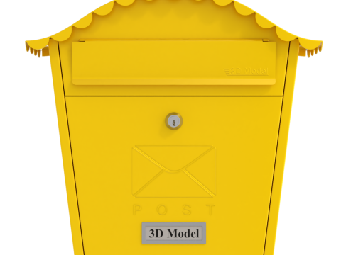 Post Box Modèle 3D