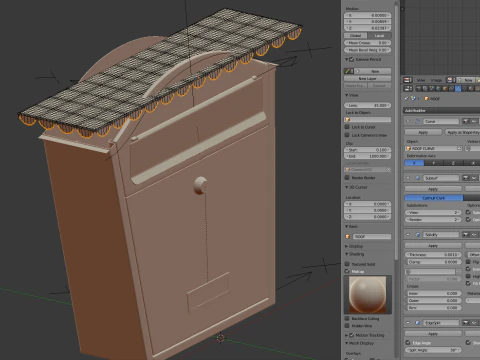 Post Box 3D Model